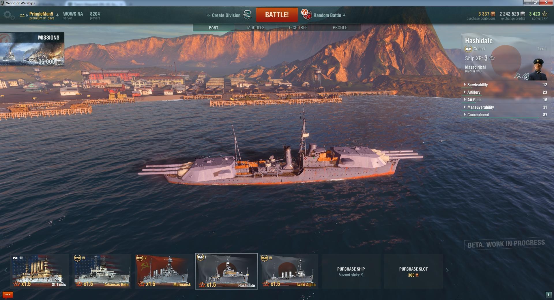 World of warships карта