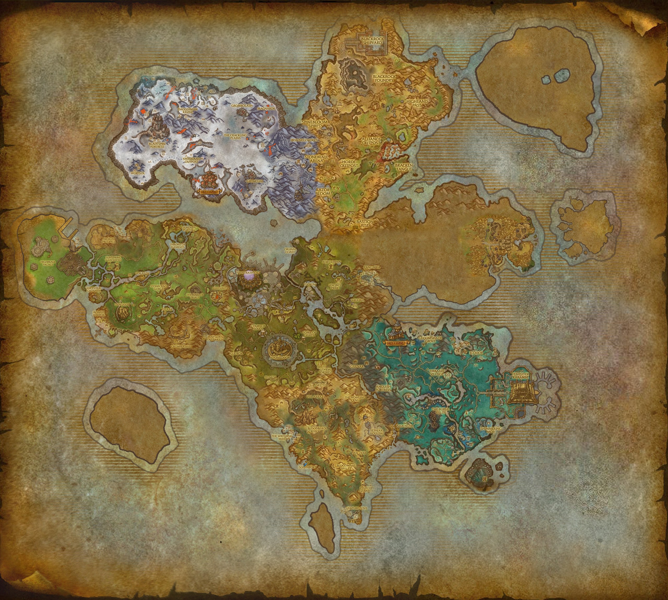 Карта ящера. Warcraft Дренор карта. Дренор ВОВ карта. Варкрафт 3 карта Дренора. Варкрафт ВОВ Дренор.