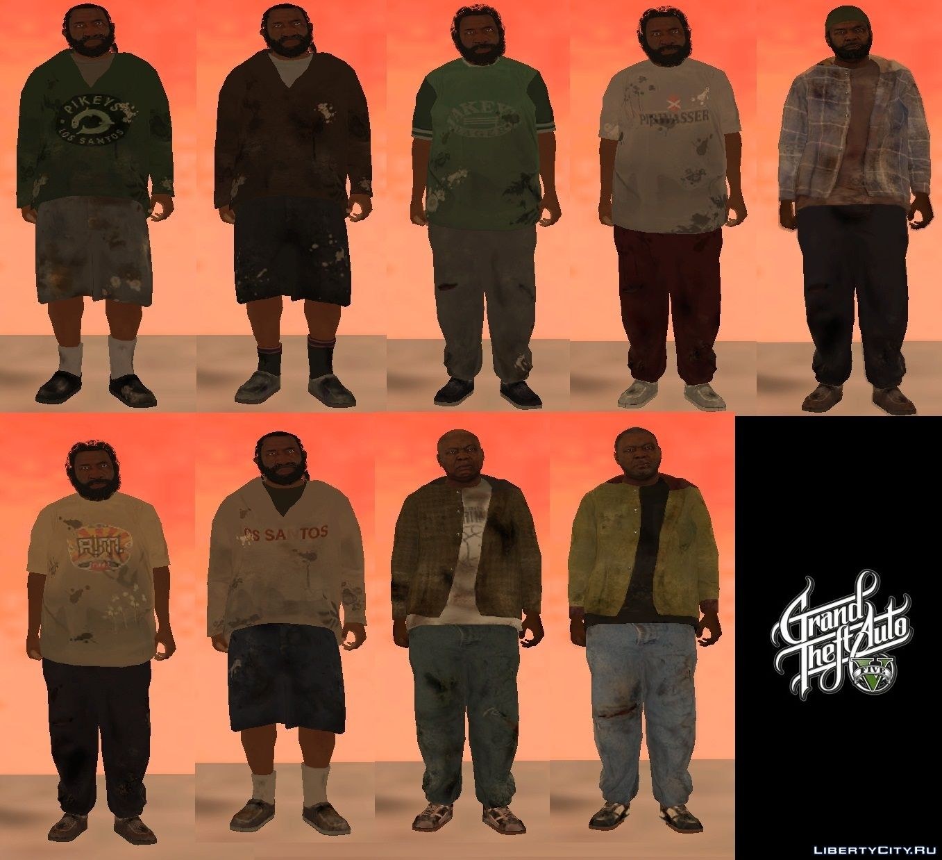 Skin gta v gta san andreas