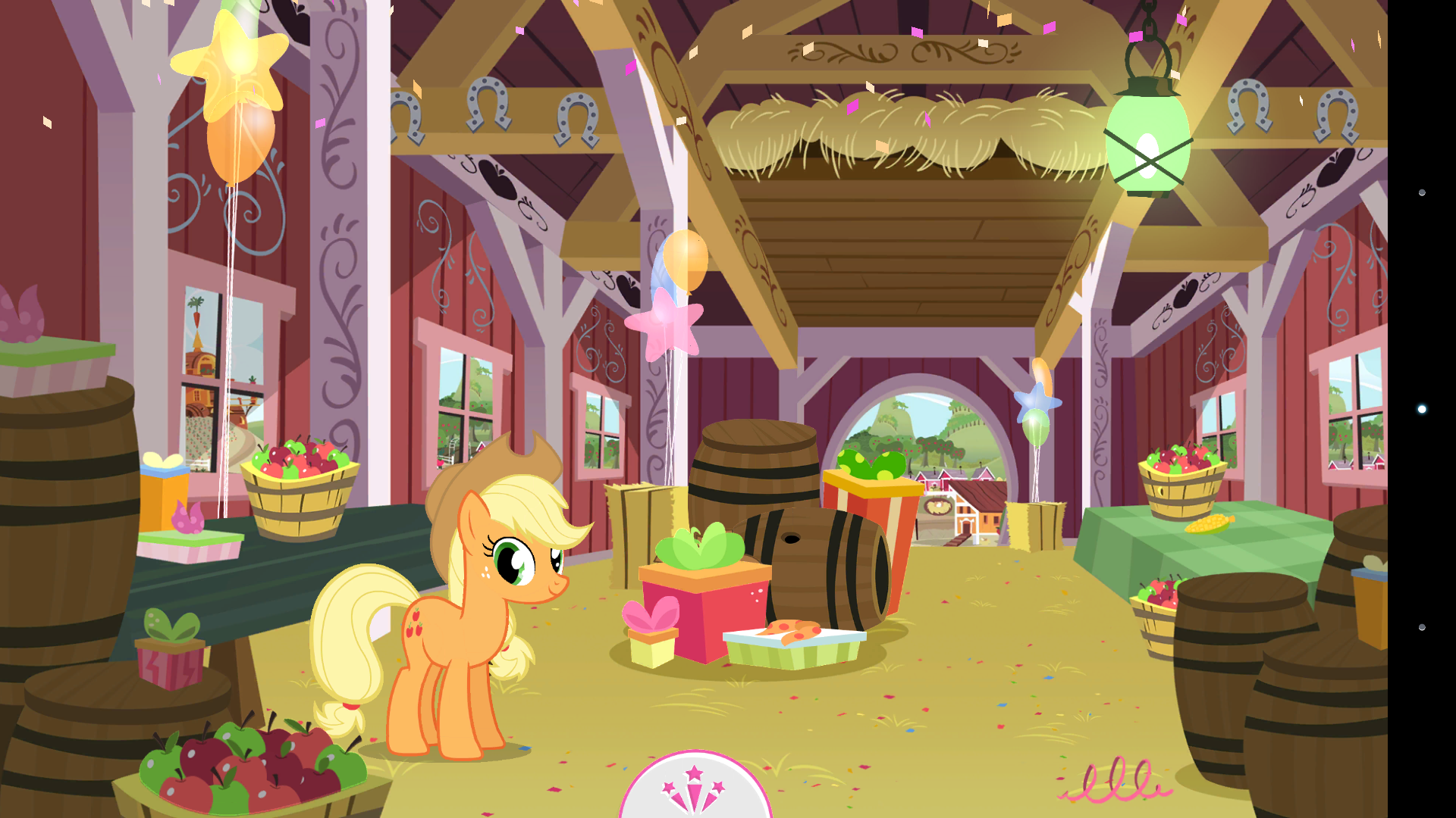 Pony friendship celebration. My little Pony игра. Игра my little Pony ферма. My little Pony Celebration игра. Комната Эпплджек.