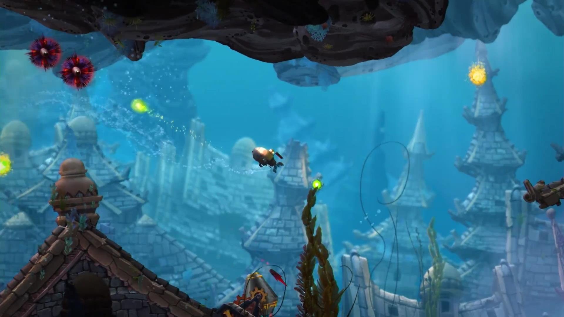 Поиграть в воде. Подводная Одиссея игра. Song of the Deep игра. Платформер под водой. Платформер про подводный мир.