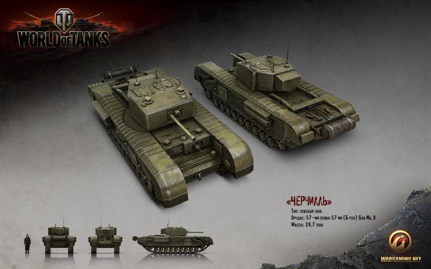 Танк Черчилль 3 в World of Tanks