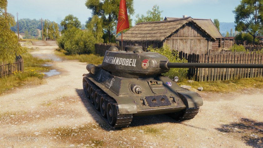 Танк т34 WOT