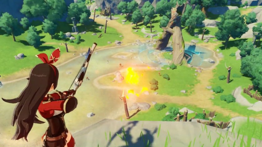 Геншин Импакт геймплей