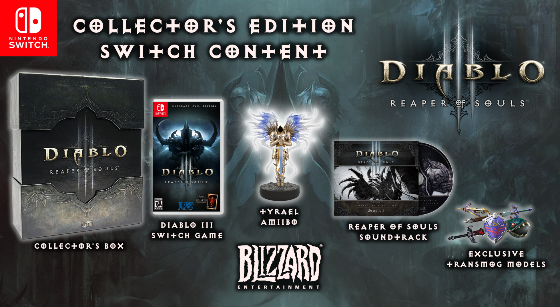 Diablo resurrected switch. Коллекционка Diablo 3. Diablo 3 коллекционное издание. Diablo 2 resurrected Nintendo Switch картридж. Diablo 3 Switch картридж.