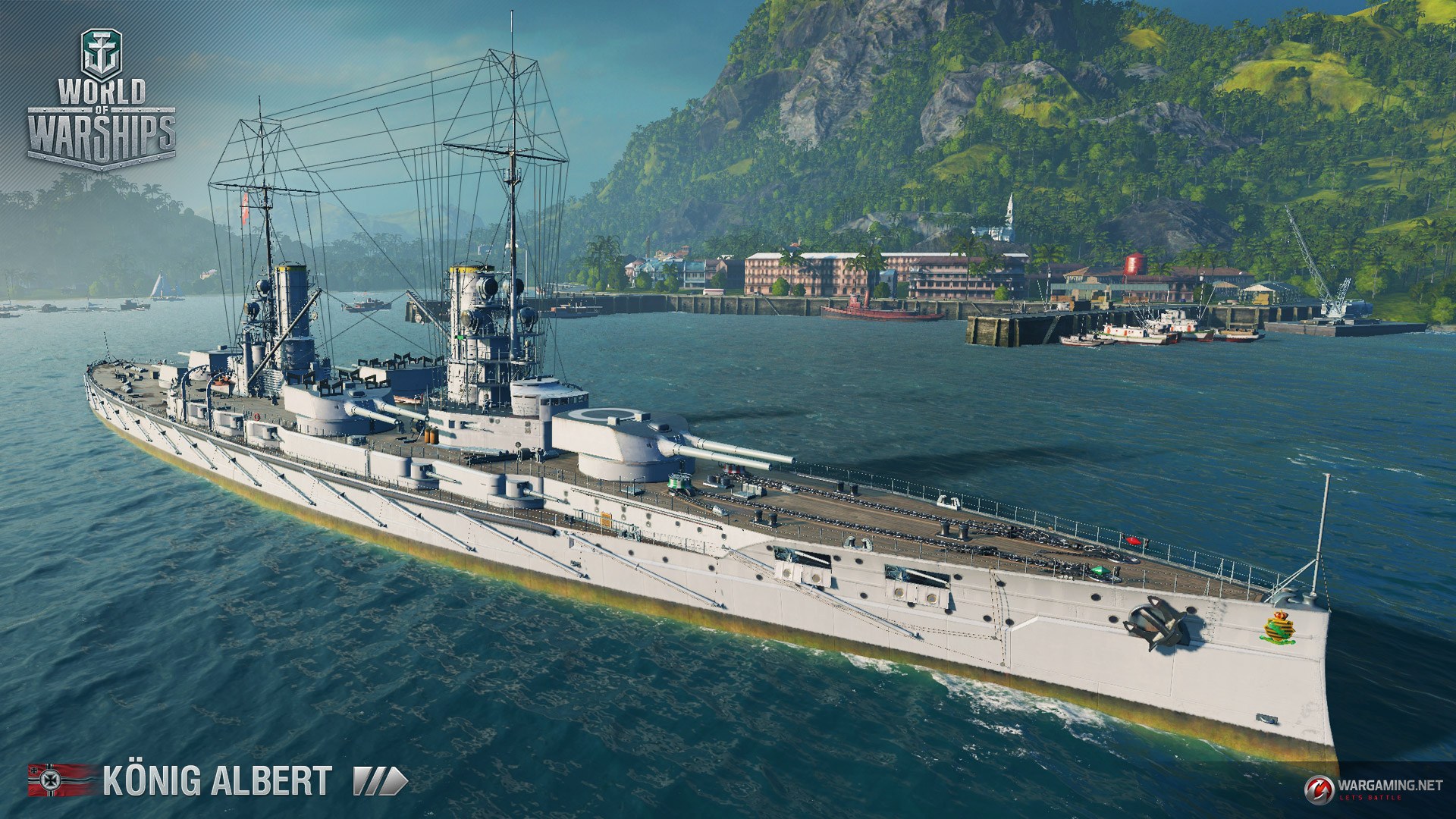 Линкор кениг. Konig Albert World of Warships. Линкор Konig. Konig Battleship.