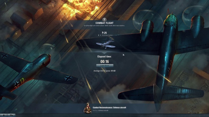 Battle of warplanes