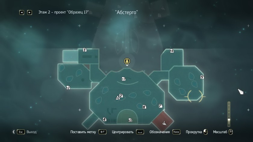 Карта ключей тамплиеров в Assassins Creed 4