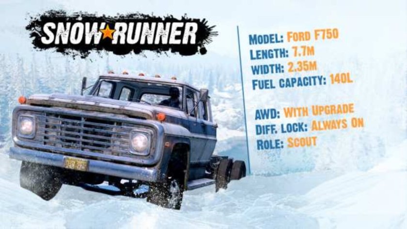 Форд ф 750 Snow Runner