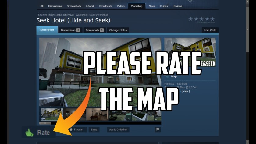 Hide and seek CS go карты