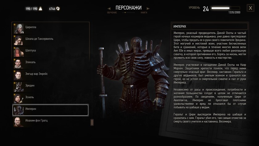 Древо навыков Ведьмак 3