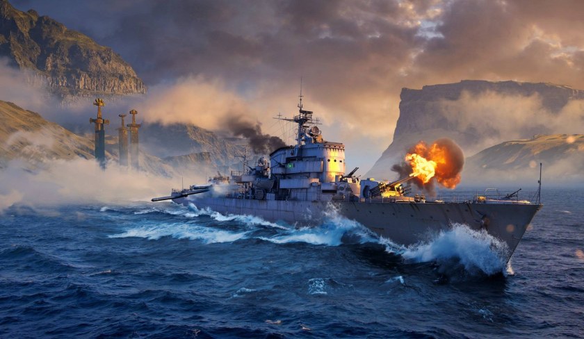 Эсминец Дэринг World of Warships