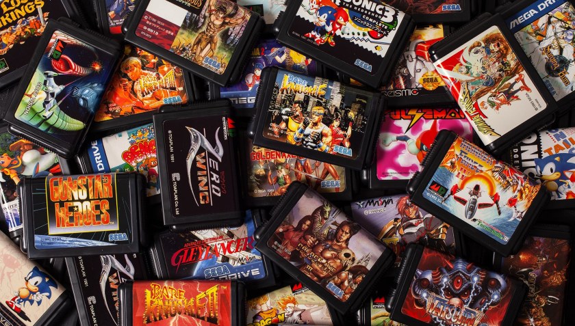Sega Mega Drive картриджи