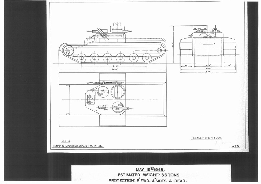 A39 Tortoise чертеж