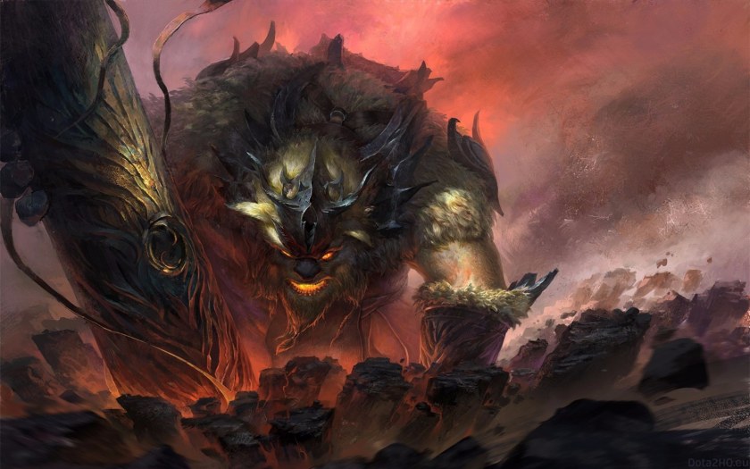 Дота 2 Earthshaker Art