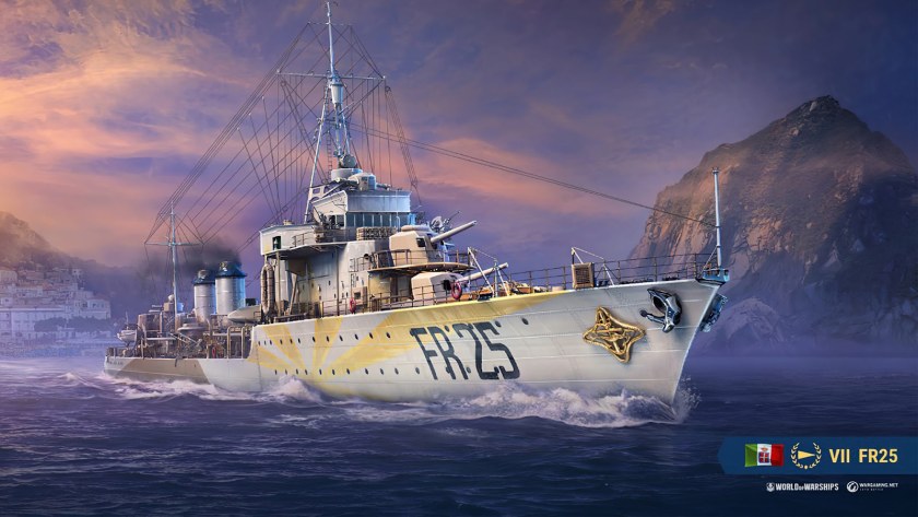 Боевой корабль в World of Warships