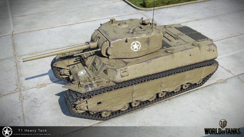 Американский танк т1 хеви