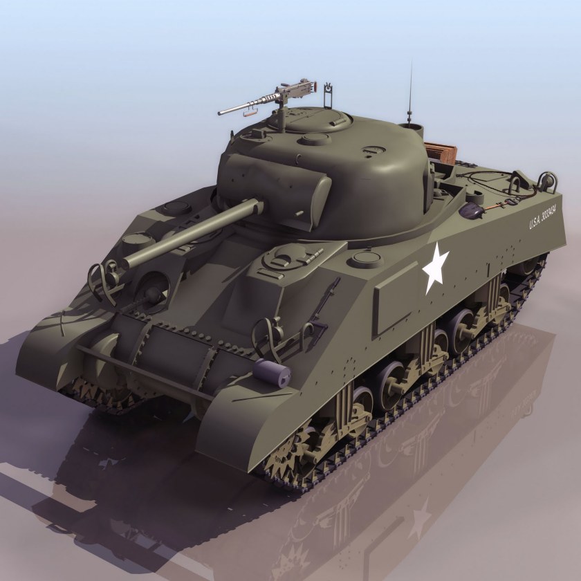 Medium Tank m4 Sherman модель