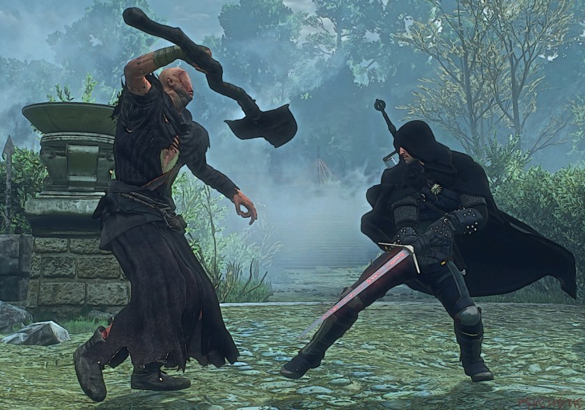 Ведьмак 3 Mod hair Geralt