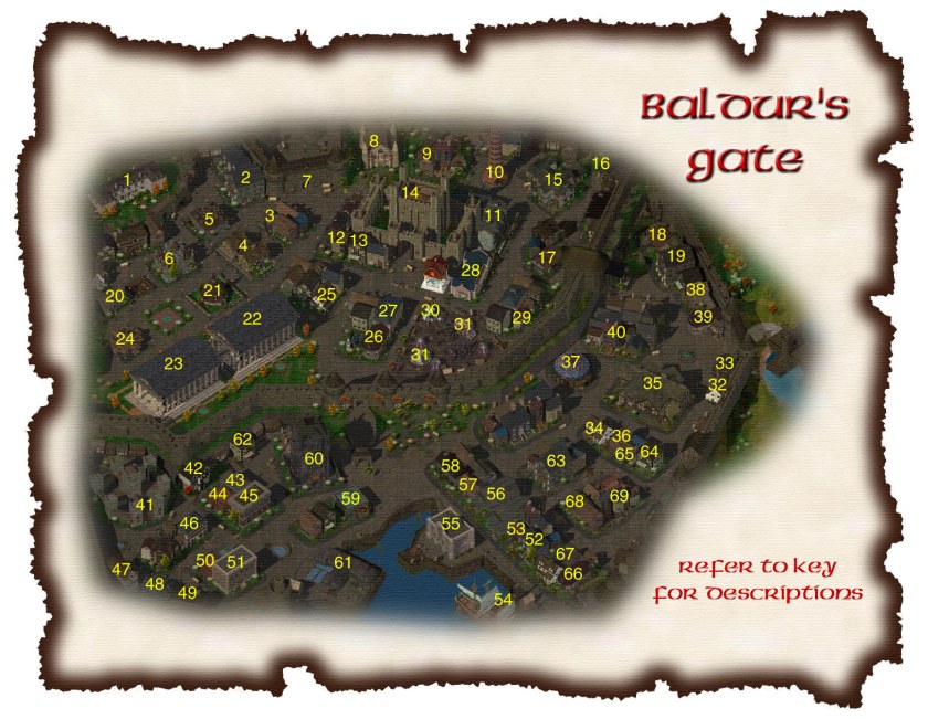 Baldur's Gate главы