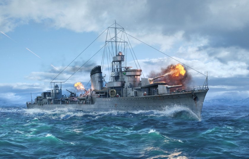 Эсминец Дэринг World of Warships