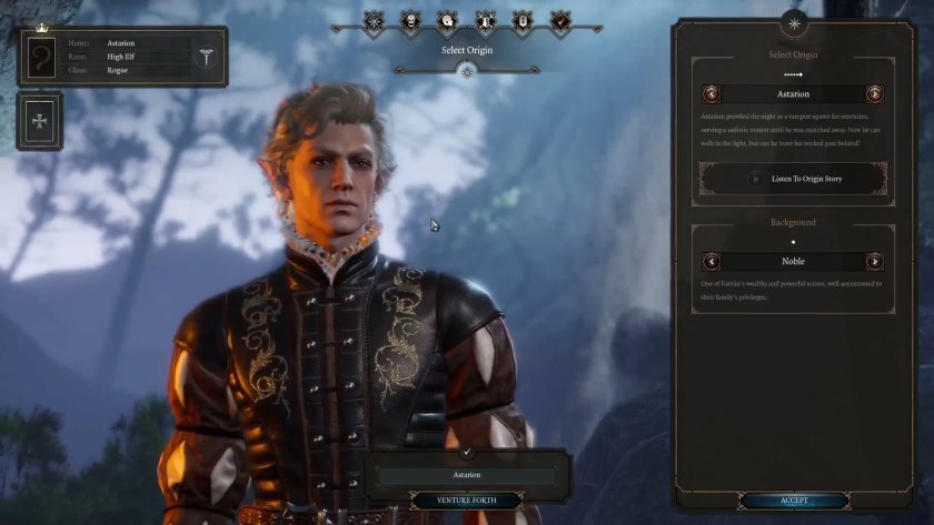 Астерион Baldur's Gate 3 Роман
