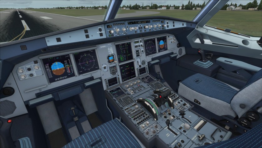 Airbus a318 кабина