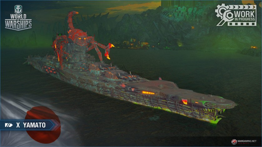 World of Warships Halloween Yamato