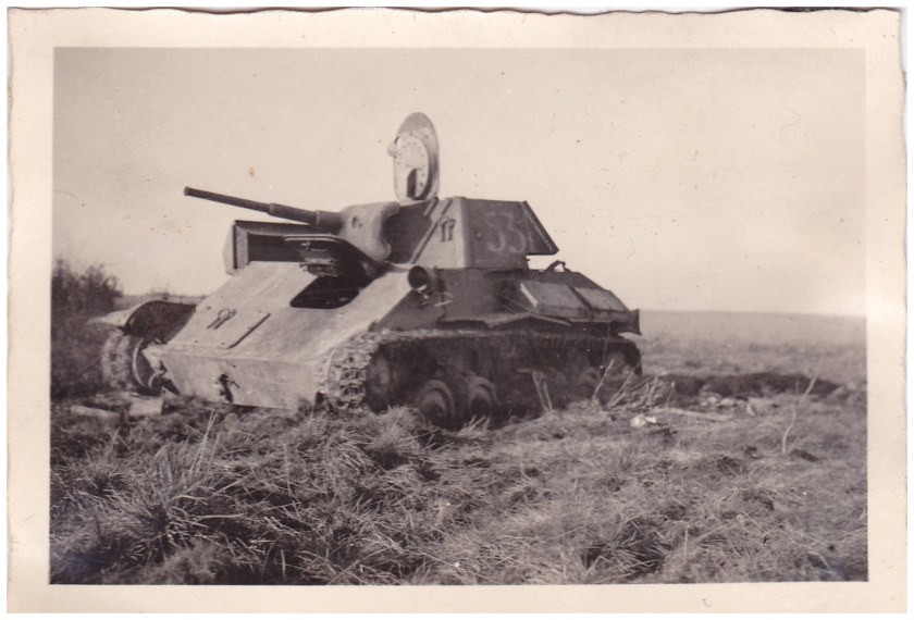 Танк т-70 подбитый