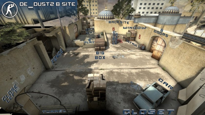 CS go Dust 2 Map