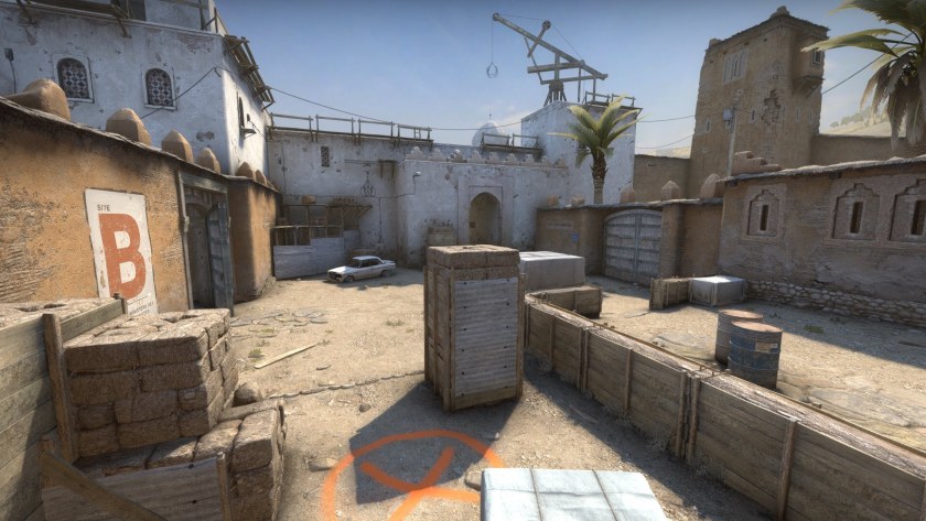 Dust 2 CS go Плант b