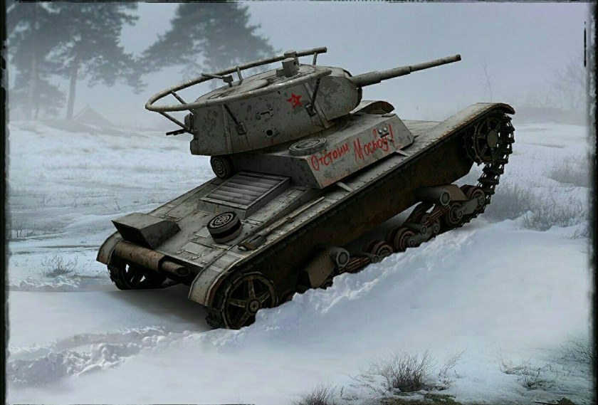 3д модель танка Рено ФТ-17