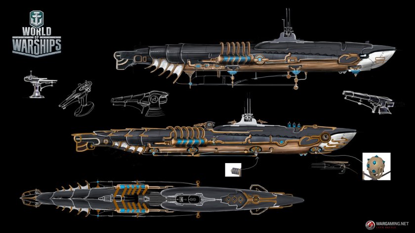 World of Warships подводные лодки