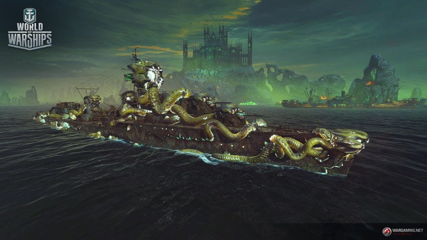 World of Warships ужас глубин