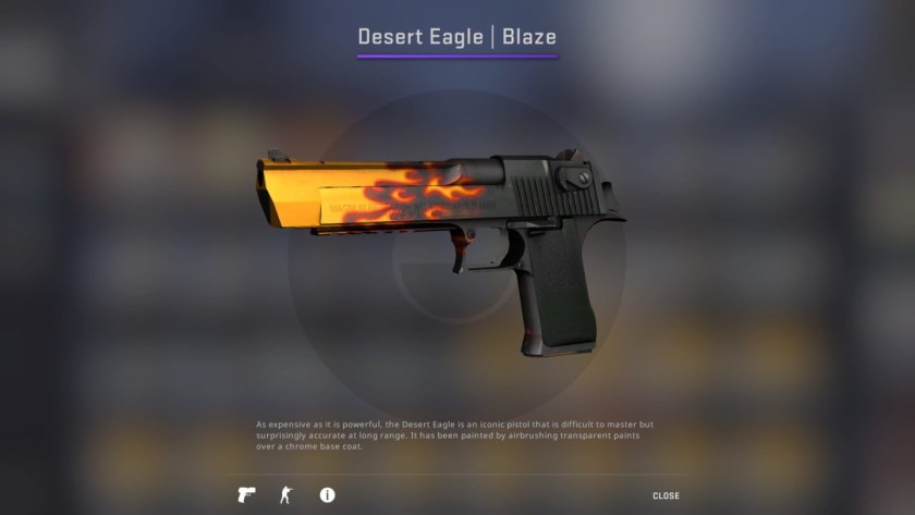 Desert Eagle пламя КС го