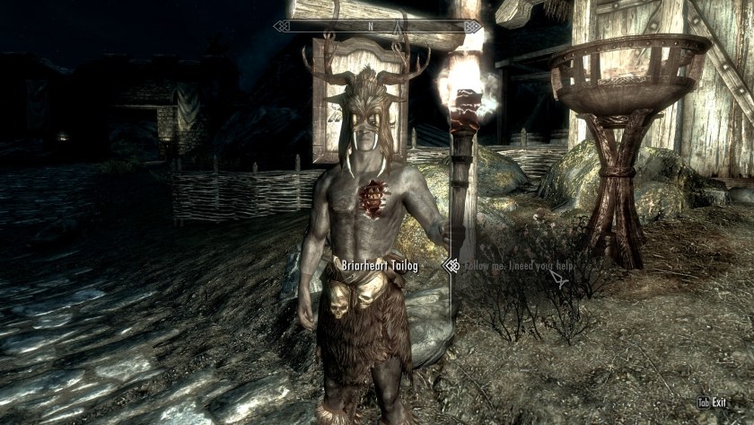 Вересковое сердце Изгой Skyrim
