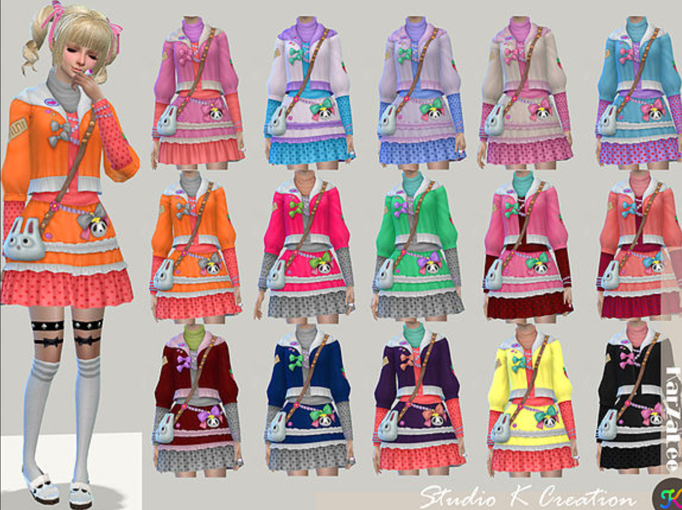 Anime sims 4 clothes