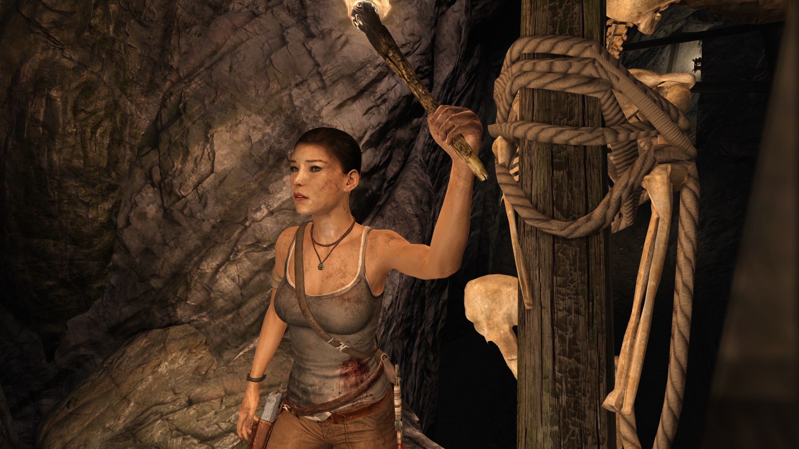 Lara croft: captured (serosin) tomb raider scrolller