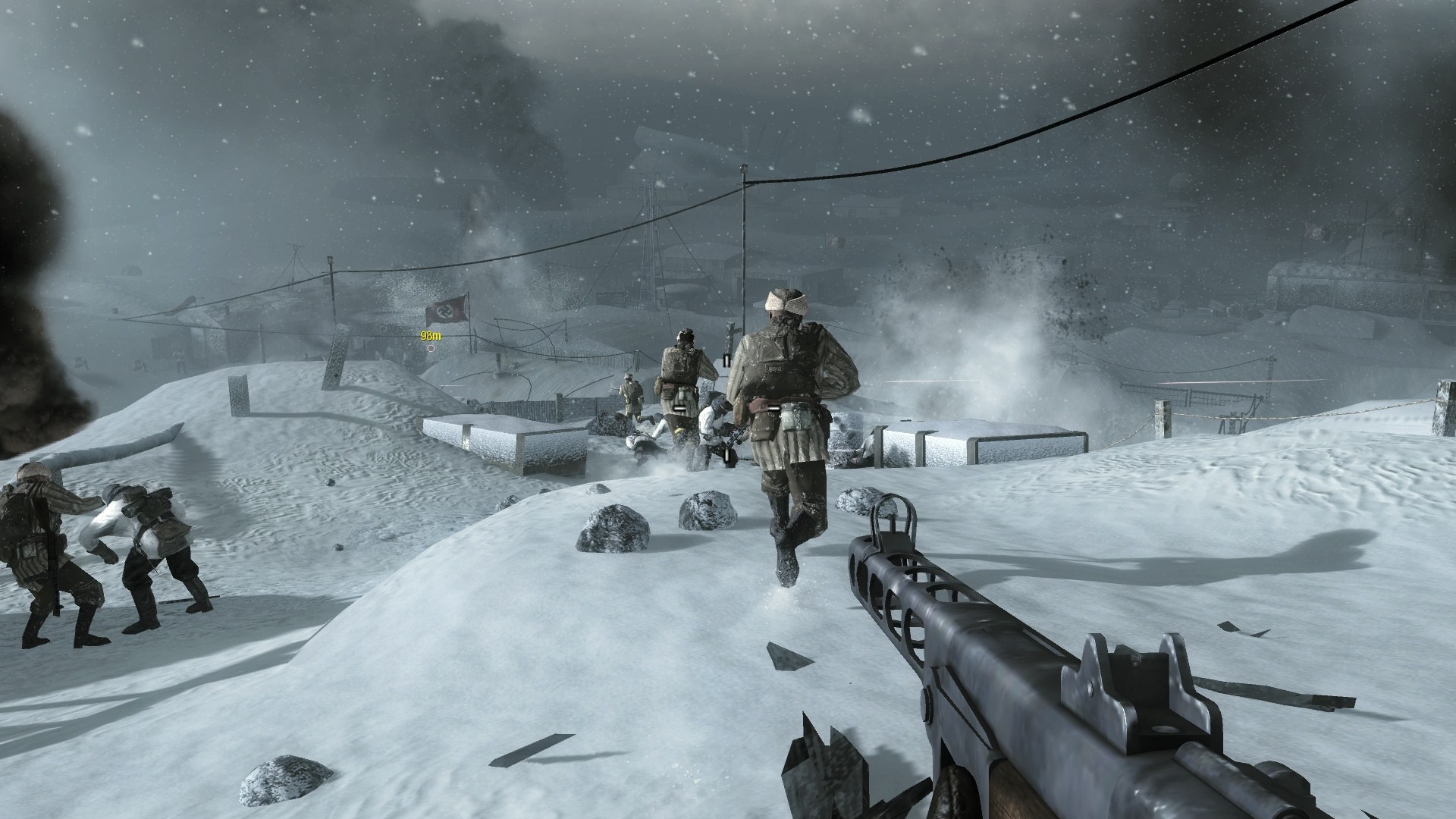 Калл оф дьюти сайт. Call of Duty 2003. Калл оф дьюти миссия зимой. Call of Duty 1 2 3 4. Калл оф дутти 1.