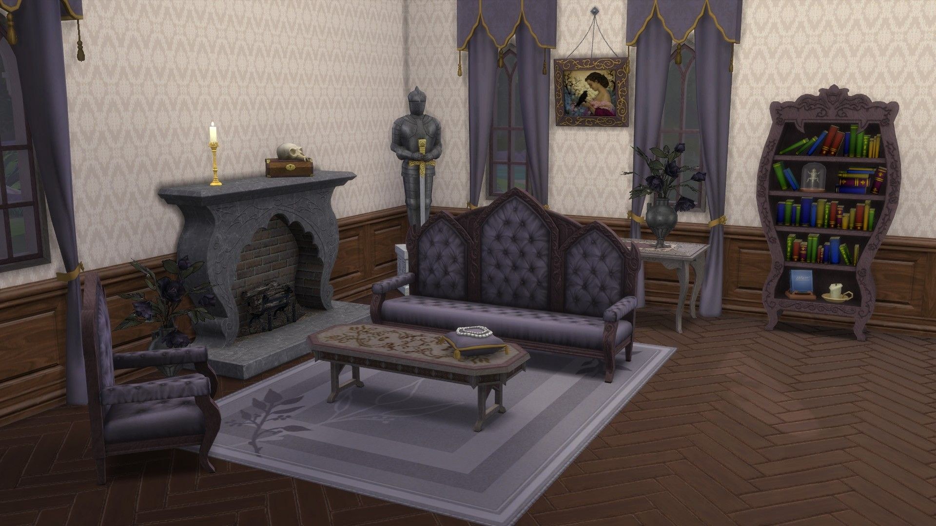 Object sims. Gothic House SIMS 4. SIMS 4 Conversion Medieval мебель. Готический дом симс 3. SIMS 4 индийская мебель.