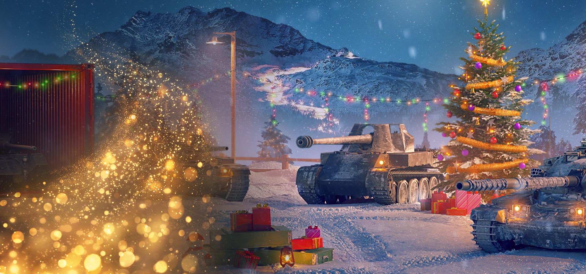 Год world. Новогодний World of Tanks Blitz. Новогоднее наступление WOT Blitz 2021. С новым годом танки. Елка новый год с танками.