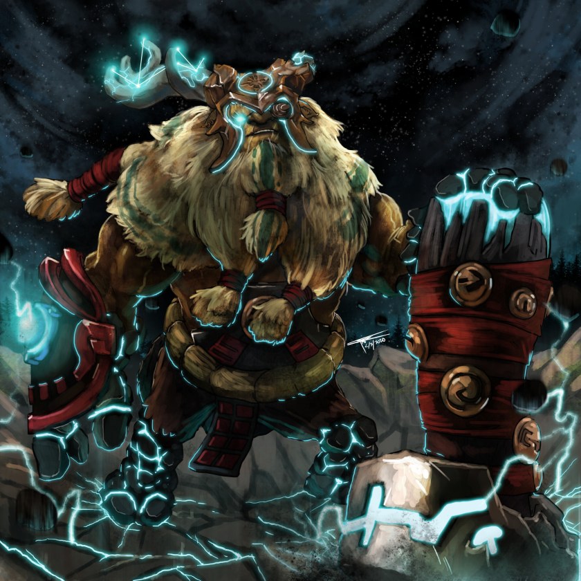 Earthshaker Dota 2 Art