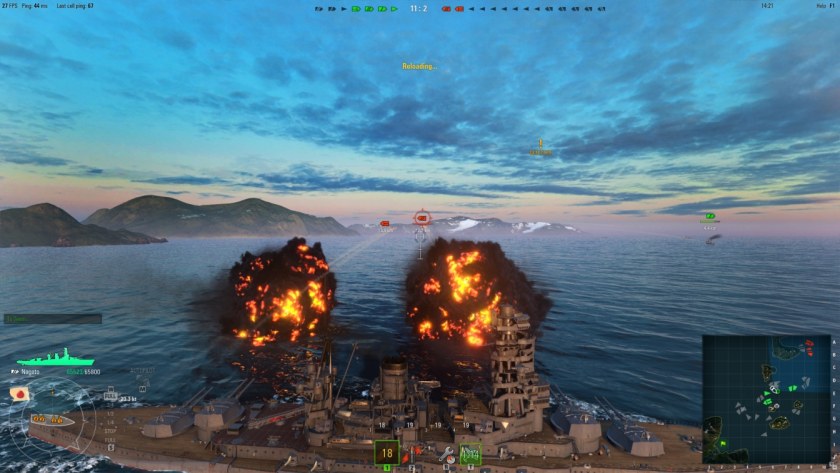 World of Warships игровой процесс