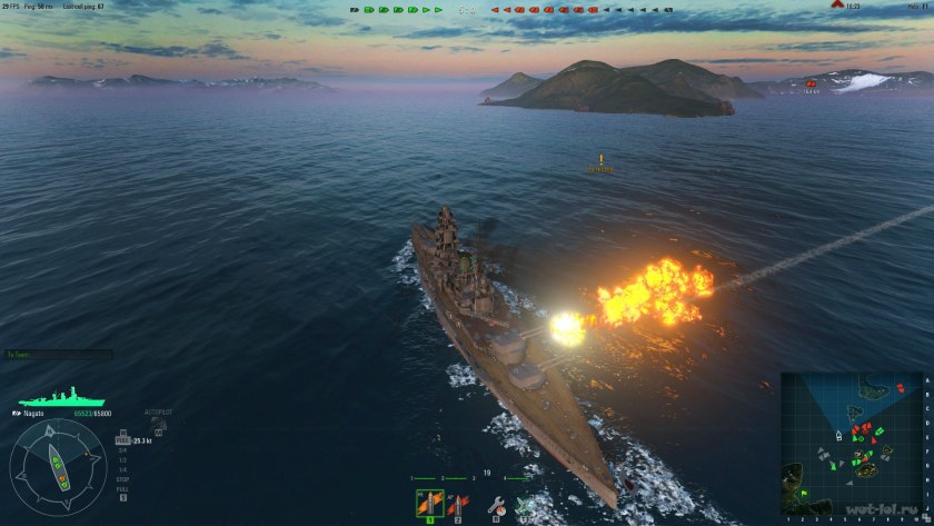 World of Warships геймплей