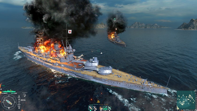 World of Warships геймплей