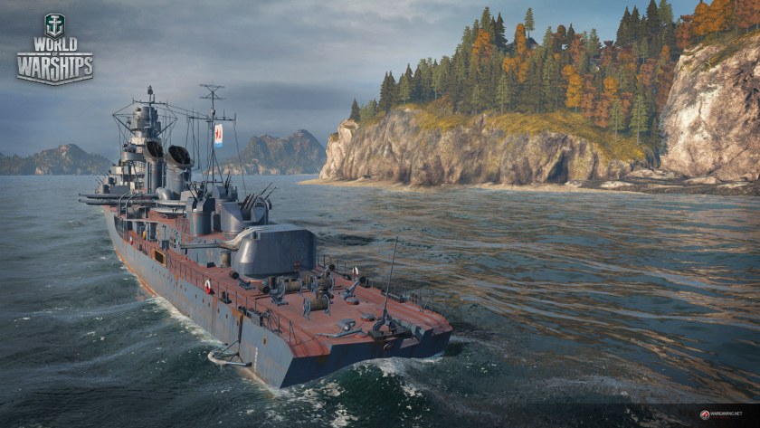 Линкор Амаги в World of Warships