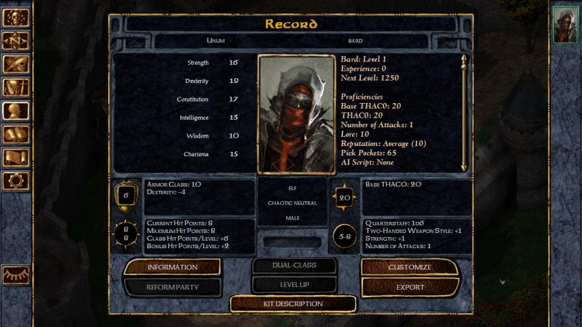 Джахейра Baldur's Gate 2 арт