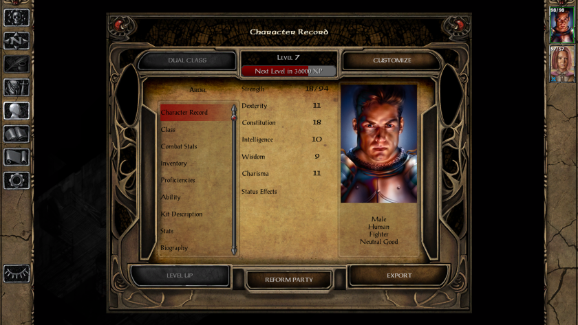 Baldur's Gate 1 шаман