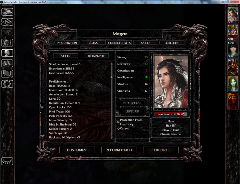 Ниира Baldur's Gate 2
