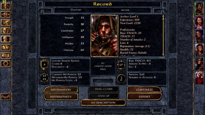 Baldur's Gate enhanced Edition карта